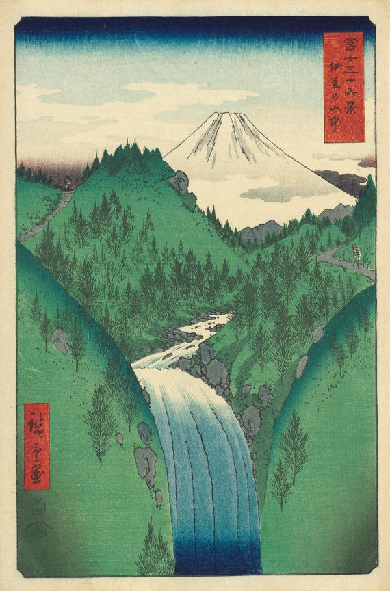 日本風絵画 Japanese Art Print 