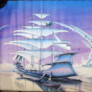 THE ICE SPIRIT 1976 Rodney Matthews Big O used vintage fantasy poster