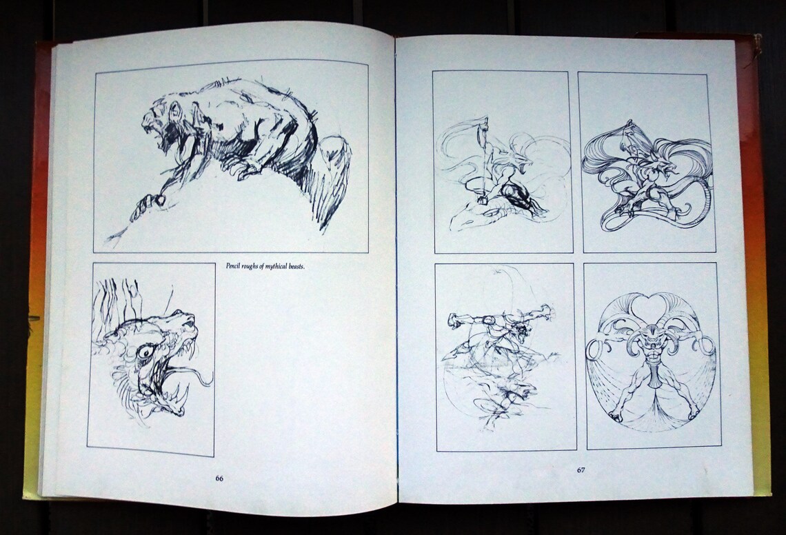 Boris Vallejo Fantasy Art Techniques Hardcover Used F/VG Etsy