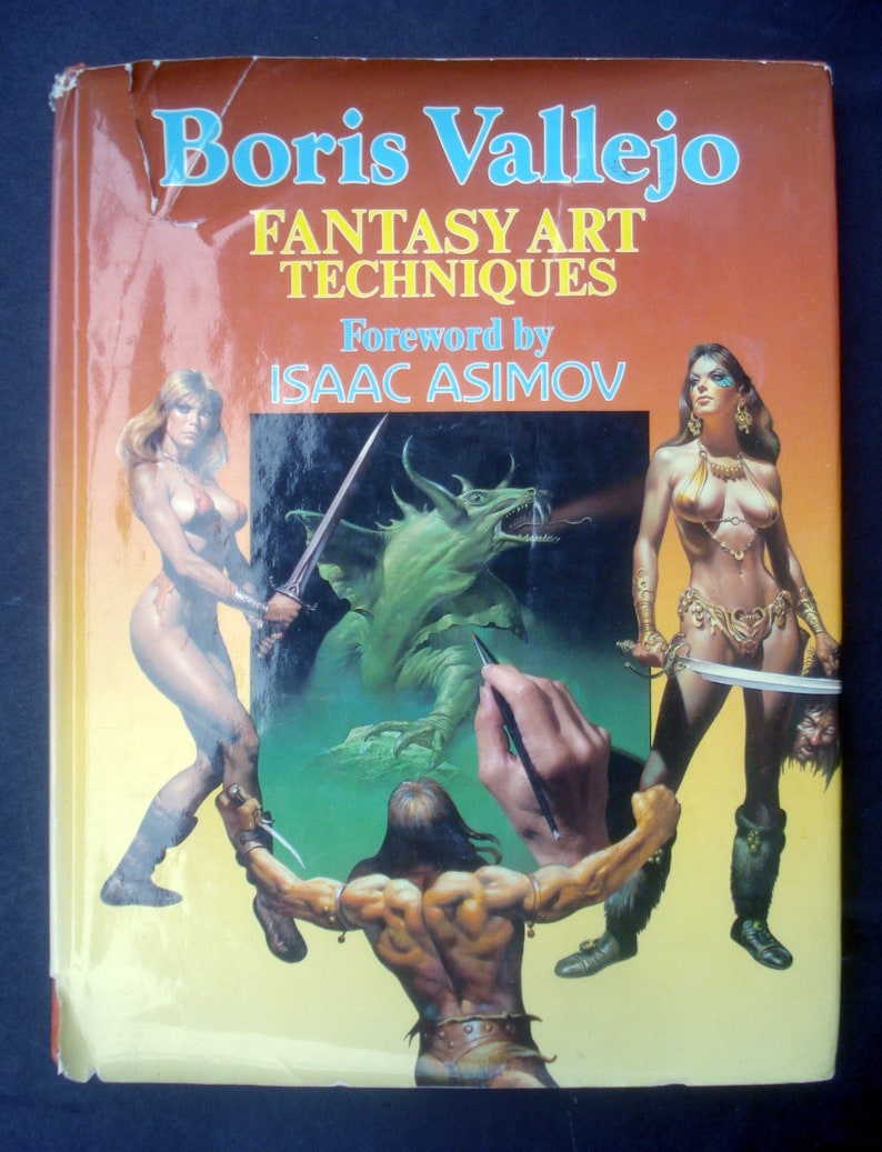 Boris Vallejo, Fantasy Art Techniques, Hardcover Used, F/VG Etsy