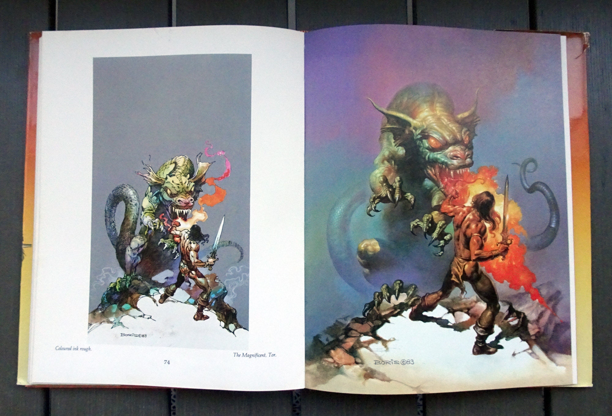 Boris Vallejo Fantasy Art Techniques hardcover used F/VG Etsy Schweiz