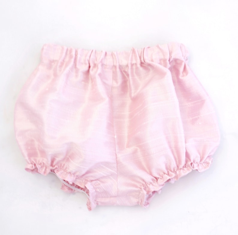 bloomers,baby bloomers ruffle leg baby girl bloomers diaper cover Raw Silk Baby girl newborn bloomers pink bloomers