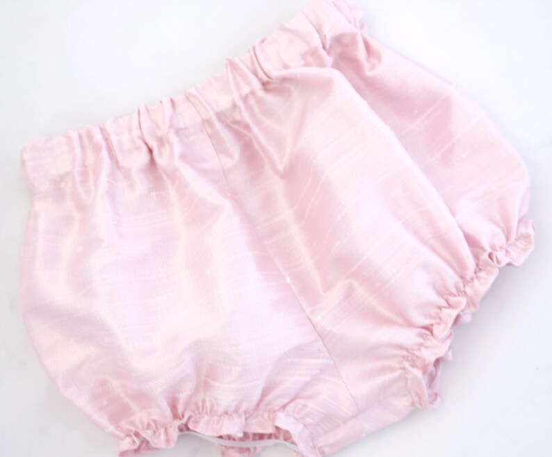 bloomers,baby bloomers ruffle leg baby girl bloomers diaper cover Raw Silk Baby girl newborn bloomers pink bloomers