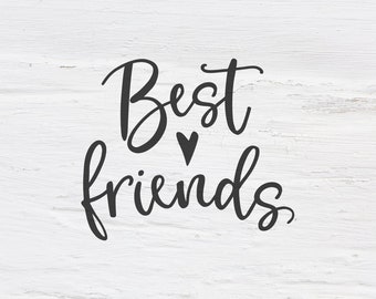 Download Best friends svg | Etsy