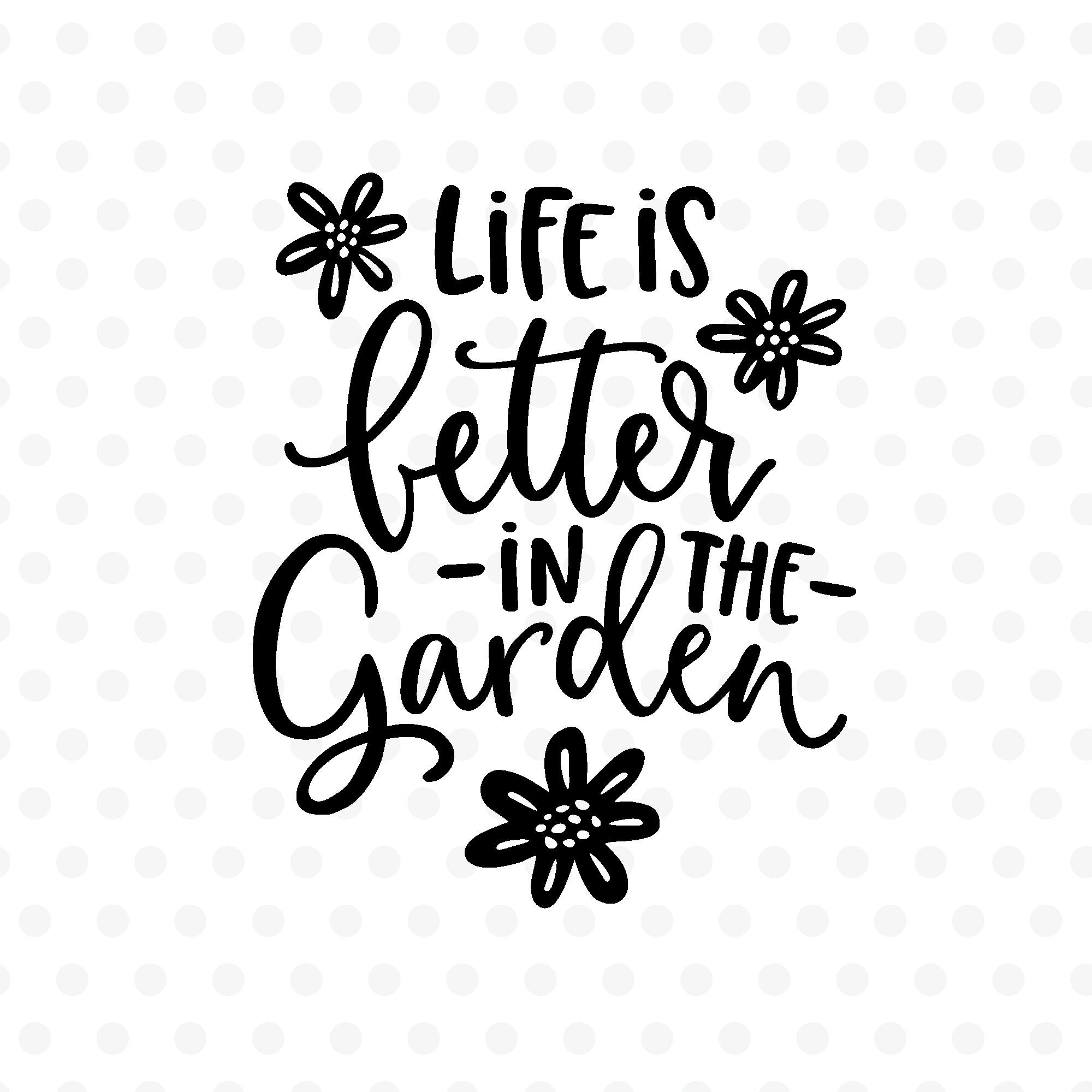 Flower Garden Svg Planted Flowers Svg Spring Floral S - vrogue.co