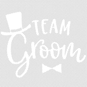 Equipo Novio SVG, Novio SVG, boda SVG, compromiso SVG, soltero, comprometido, SVG escrito a mano, archivo de corte, diseño de camiseta