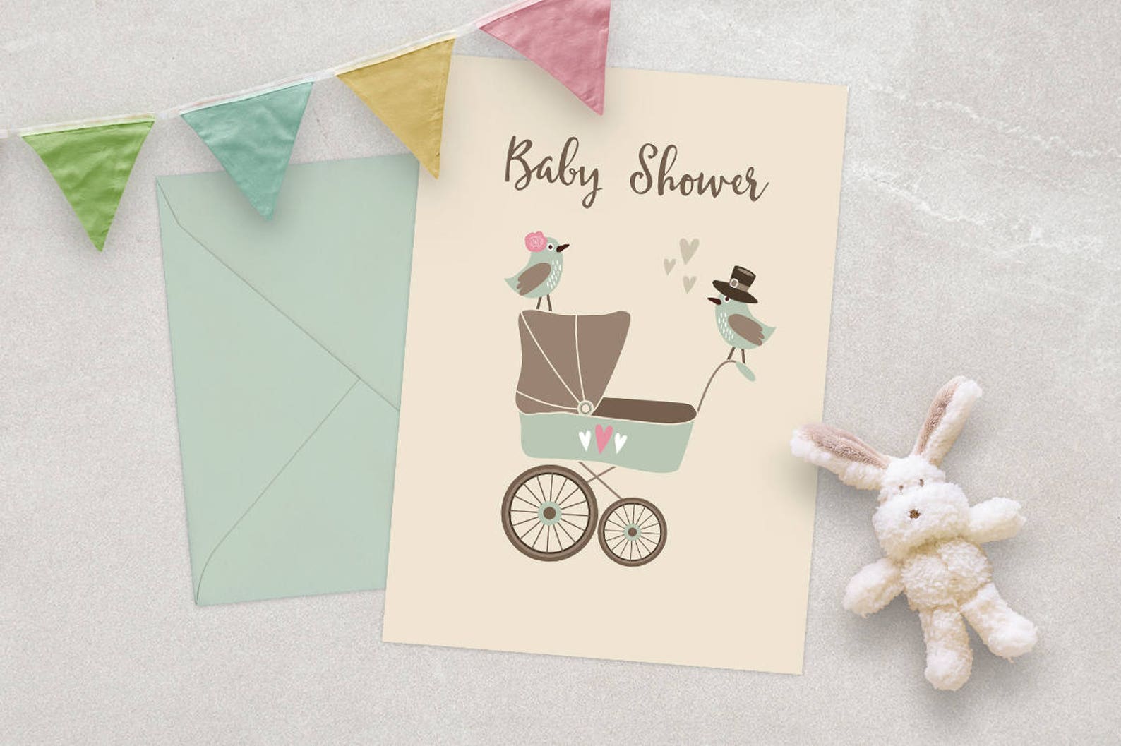 Biglietto d'auguri baby shower invito. Modello di scheda Etsy Italia