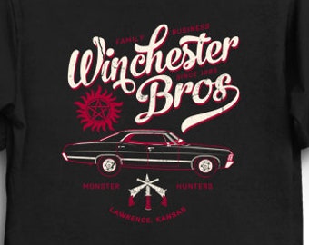 Winchester Brothers  - Supernatural T-Shirt | Wayward Sons Shirt | Impala T-Shirt | SPN Family