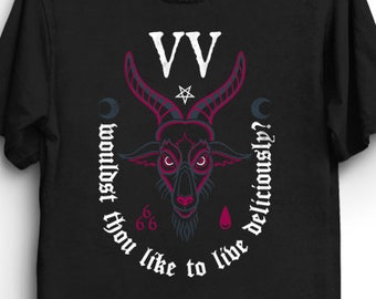 Deliciously? - VVitch T-Shirt | Occult Shirt | Black Phillip T-shirt