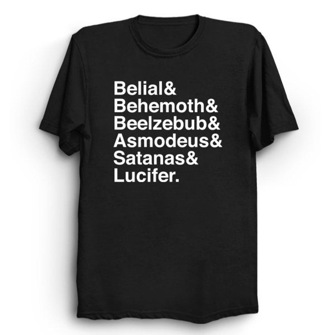 Demon Names Funny Music Ghost T shirt Heavy Metal Shirt Etsy