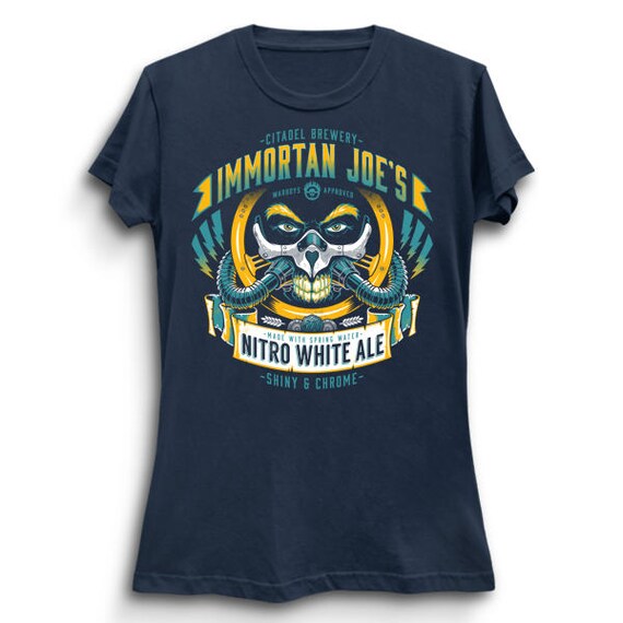 Buy Nitro White Ale Immortan Joe T-shirt Mad Max T-shirt Online in - Etsy