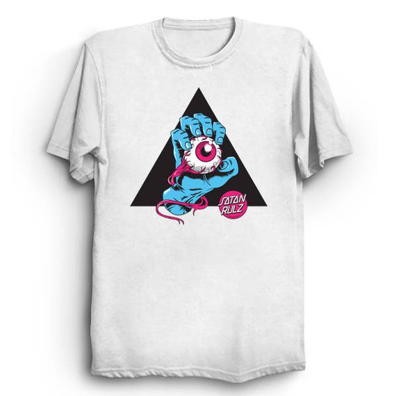 Skateboard T-shirt All Seeing Eye Shirt Illuminati T-shirt Occult Shirt -   Canada