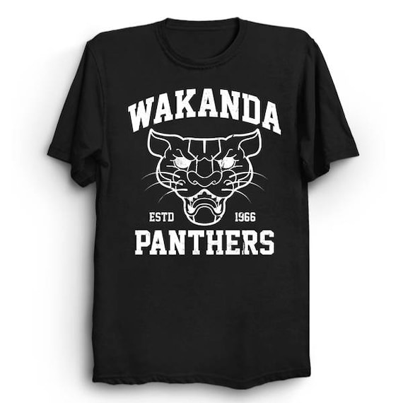 Wakanda Panthers Camiseta Pantera Negra Camisa Superheroe Ropa Estetica Vintage Camiseta Girl Power Ropa Africana Etsy Espana