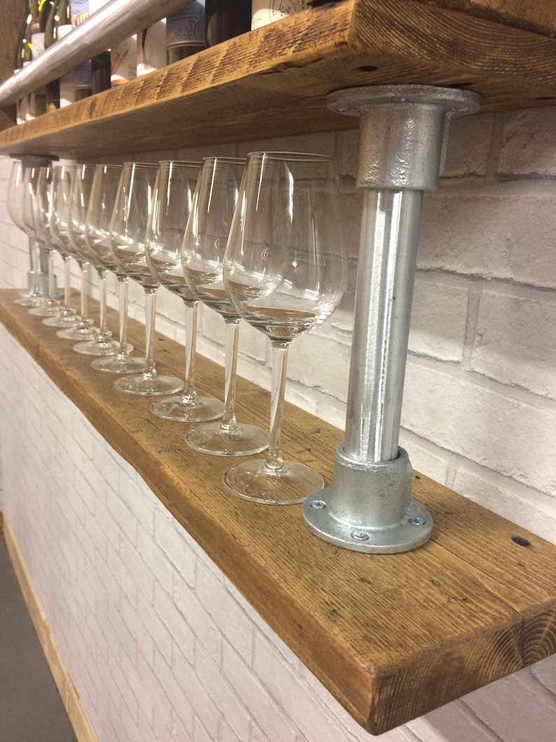 Wine Rack Home Bar Wine Glass Holder Display Shelves Etsy UK