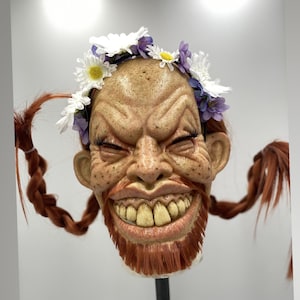 Aphex Twin Windowlicker / Latex Half Mask Wearable / Halloween / Cosplay / Costume / Collector / EDM Music Video / Creepy / Richard D James