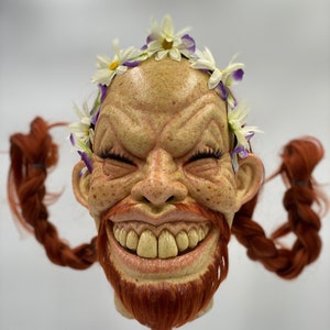 Máscara de látex Aphex Twin Richard D. James Windowlicker – Arte de cosplay EDM hecho a mano imagen 7