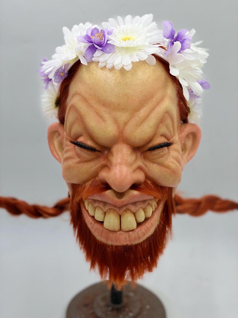 Máscara de látex Aphex Twin Richard D. James Windowlicker – Arte de cosplay EDM hecho a mano imagen 5