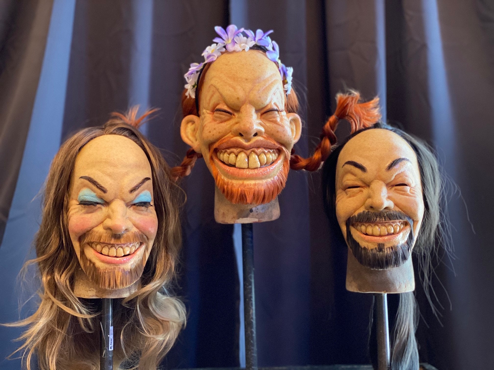Aphex Twin Richard D. James Latex Half Mask Wearable / Halloween