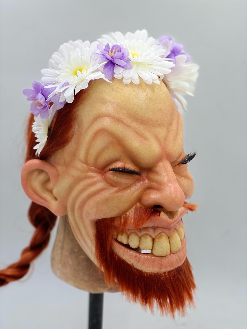 Máscara de látex Aphex Twin Richard D. James Windowlicker – Arte de cosplay EDM hecho a mano imagen 2