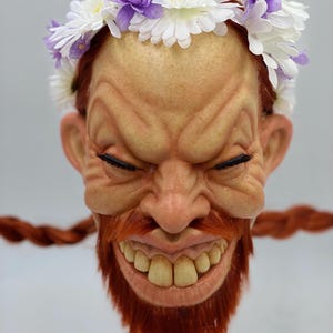 Máscara de látex Aphex Twin Richard D. James Windowlicker – Arte de cosplay EDM hecho a mano imagen 1