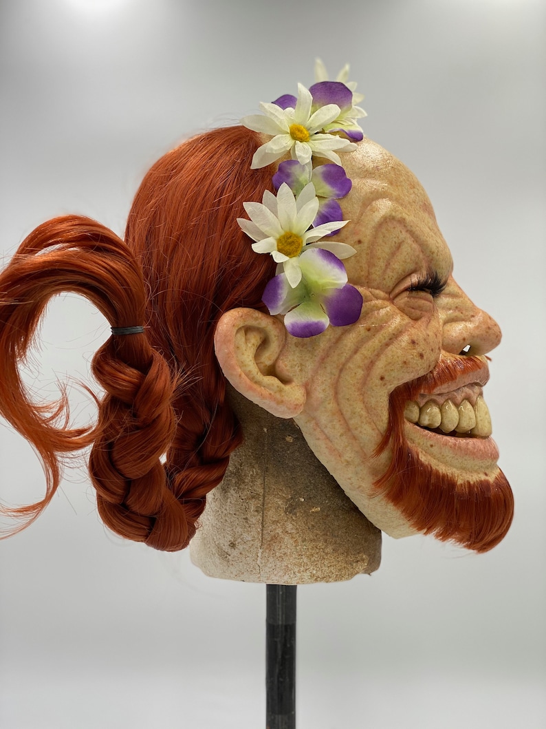 Máscara de látex Aphex Twin Richard D. James Windowlicker – Arte de cosplay EDM hecho a mano imagen 8