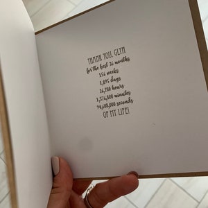 May include: A card with the text "THANK YOU, GLYN for the best 36 months 156 weeks 1,095 days 26,280 hours 1,576,800 minutes 94,608,000 seconds OF MY LIFE!"
