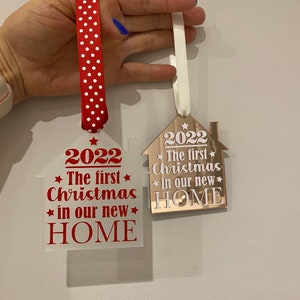2023 the first Christmas in our new home tree decoration, the first Christmas decorations, new home Christmas decoration