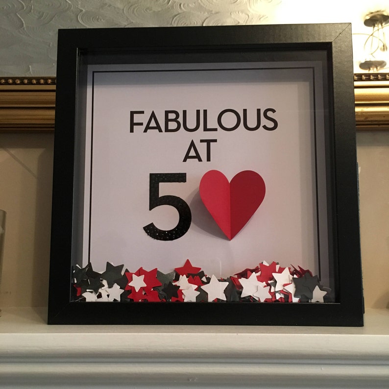 Milestone birthday gift frame Fabulous at 40 40th present  Etsy