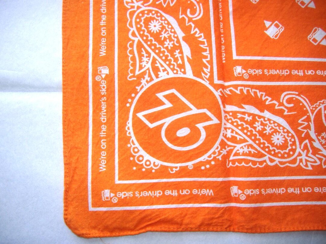 Vintage Union 76 Bandana • Orange - Etsy