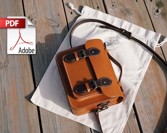 8 Inch Mini Satchel Bag (Template/Pattern/PDF)