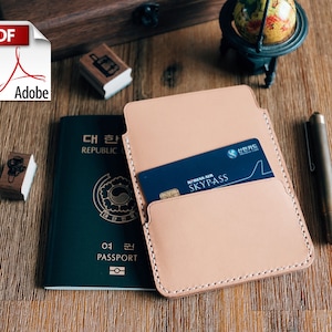 3 Pocket Passport Sleeve (Template/Pattern/PDF)
