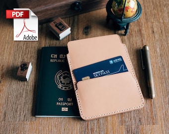 3 Pocket Passport Sleeve (Template/Pattern/PDF)