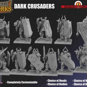Dark Crusaders or Chaos Warriors from DungeonWorks
