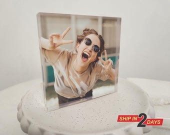 Personalized Acrylic Photo Block – Custom UV Printed Picture Frame