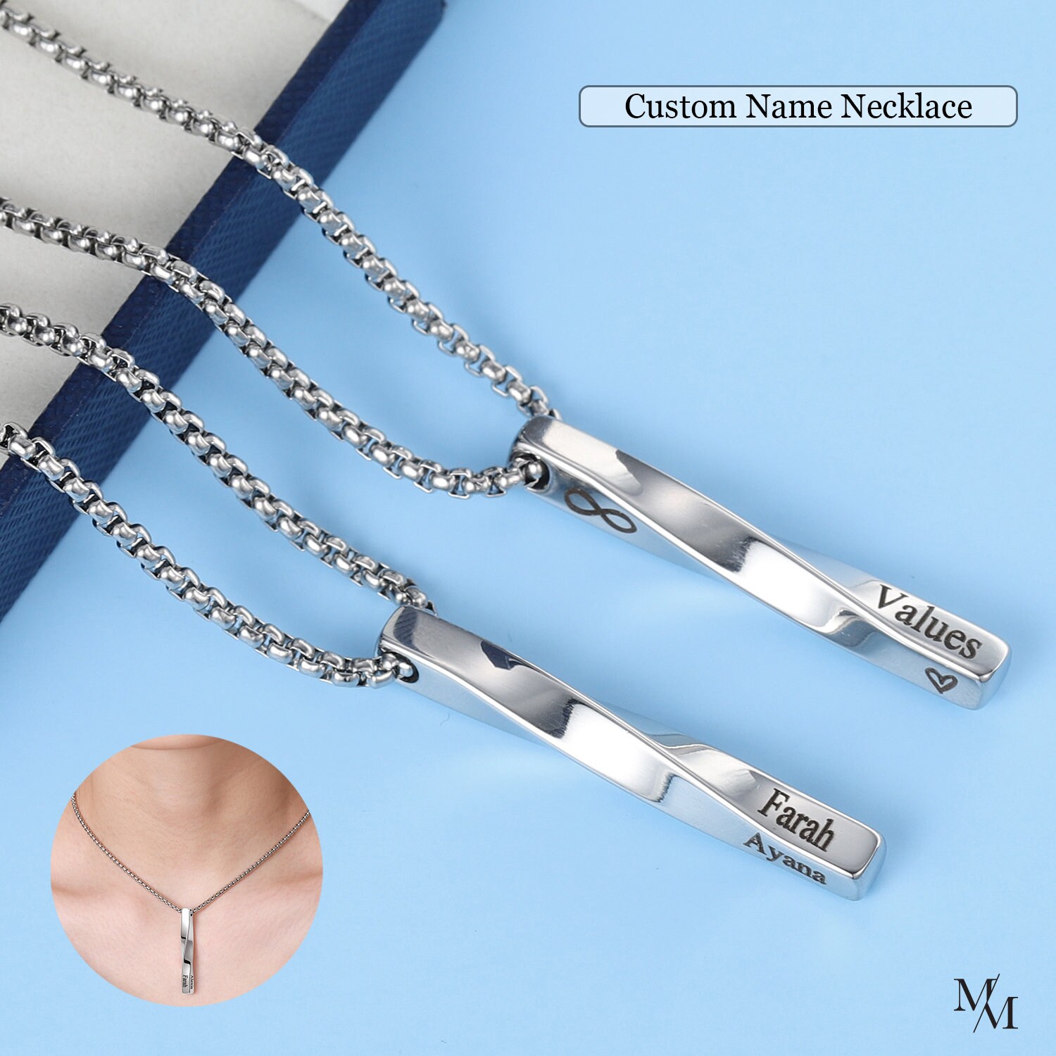 Mother's Day Necklace Custom Name 