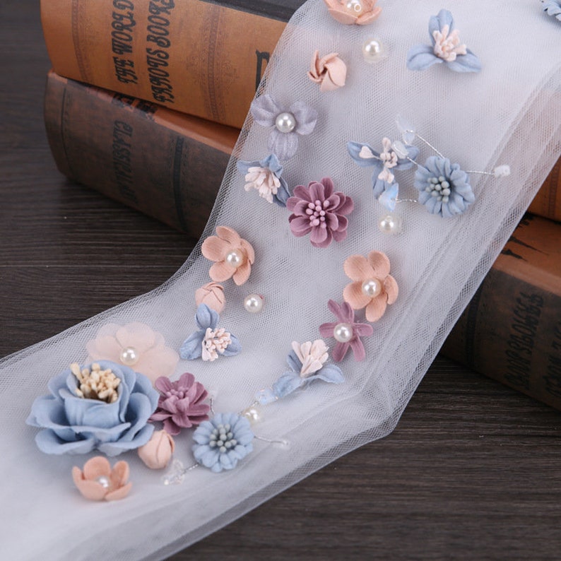Korean Wedding Veil Flowers Bride Dress Accessories Colourful Etsy