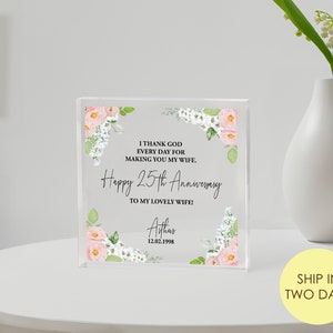 Placa acrílica personalizada con versículo bíblico, impresión UV, decoración inspiradora para el hogar, regalo de aniversario.