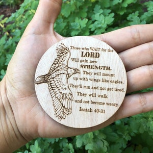 Eagle Wood Magnet