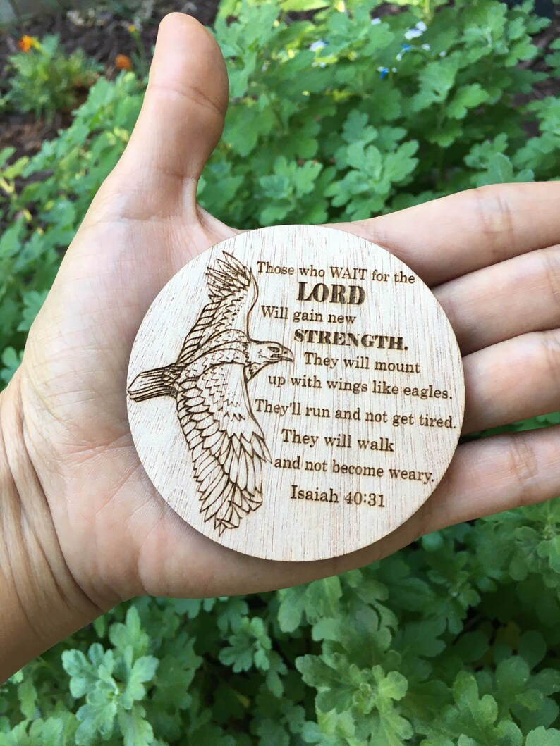 Eagle Wood Magnet
