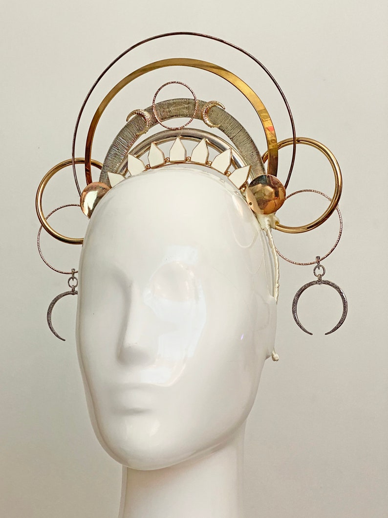 Gold Goddess Crown Aurora