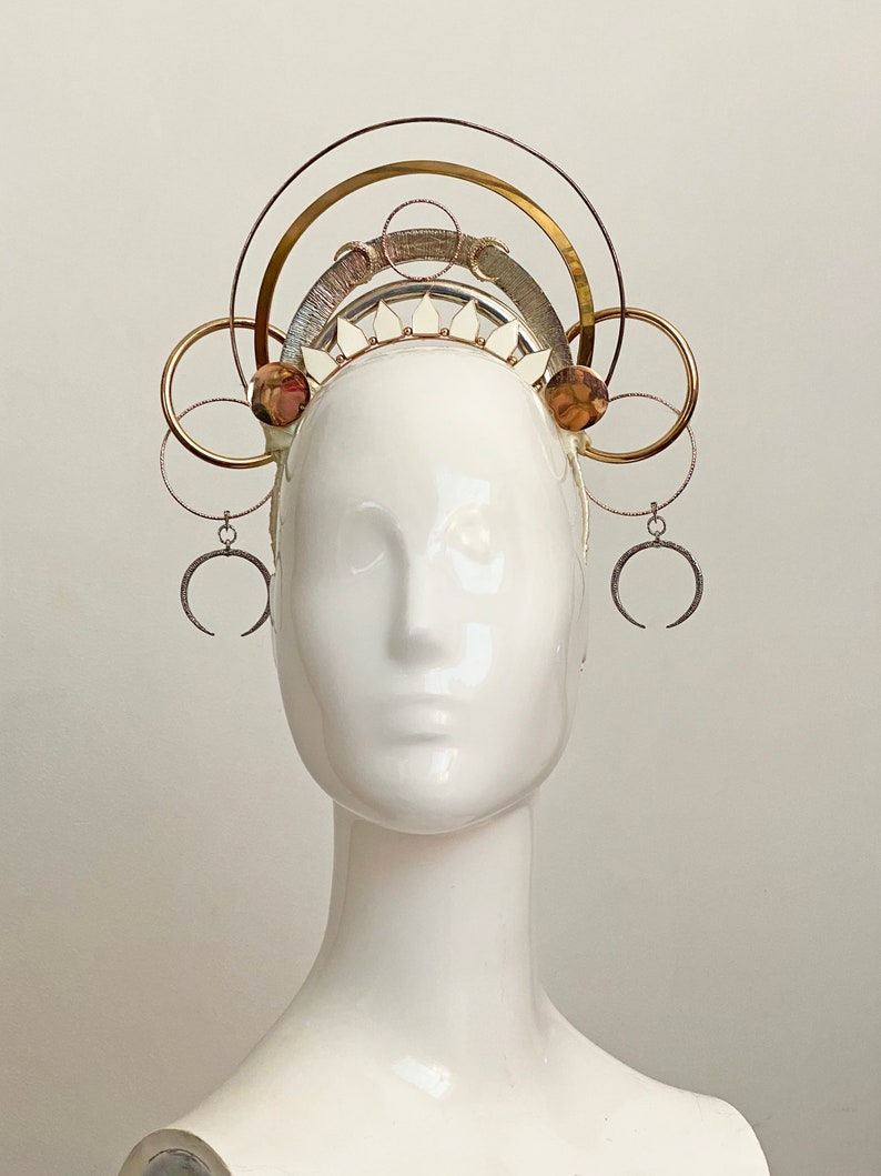 Gold Goddess Crown Aurora