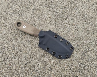 ESSE IZULA 1 and 2 Custom Kydex Sheath, Pancake Style. Optional Belt Attachments