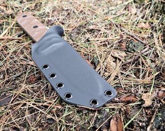 Esee " PR4 " Custom Kydex Sheath - TACO Style, Optional belt attachments and Paracord