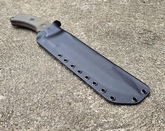 TOPS "TAHOMA Field Knife" knife custom kydex sheath,  optional belt attachments to choose from, Taco 1.0 style Sheath