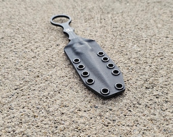 Benchmade SOCP 176BK Custom Kydex Sheath, Pancake Style. Comes with 550 Mil-Spec Paracord Lanyard, Optional Belt Attachment Choices.
