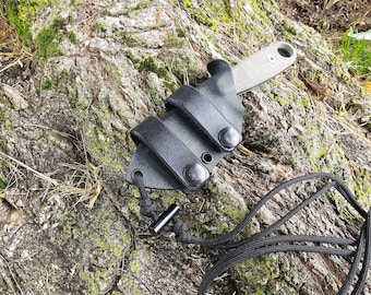 Esee IZULA-II Custom Kydex, funda Scout Carry, mini caña de acero para fuego, paracord Mil-Spec 550, correas IWB, estilo Taco