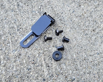 Clip de cinturón de acero 2.2, fijación a presión para funda.