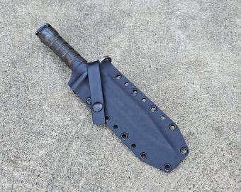 PHROBIS III M9 Bayonet Custom Kydex Sheath, 550 Mil-Spec Paracord, Guard Strap, Belt Attachment OPTIONAL, Pancake, Adjustable Retention