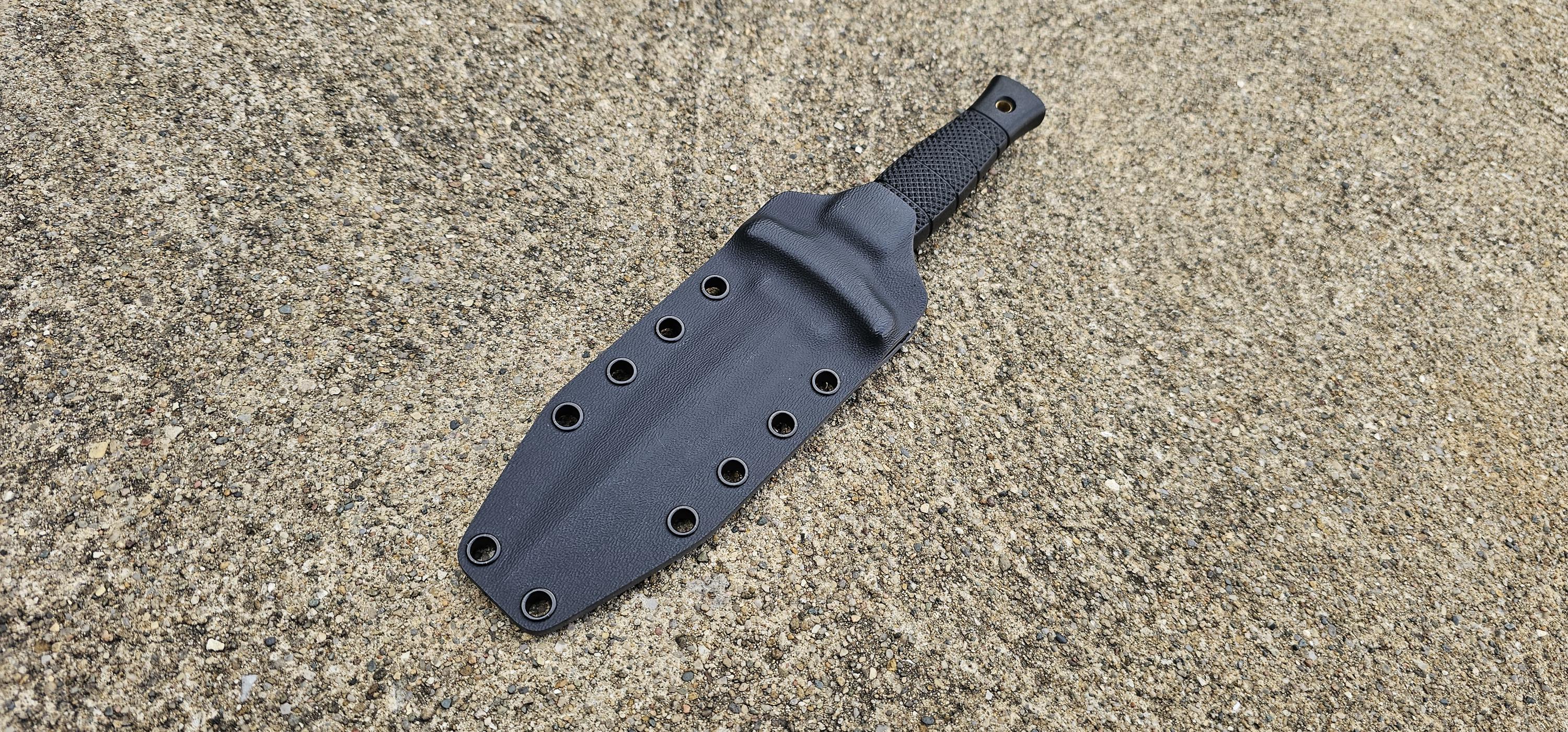 SOG HQ Nightshade Boot Knife Custom Kydex Sheath (pancake Style