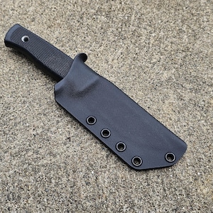 Fallkniven F1 Knife Custom Kydex Sheath, Optional belt attachments, Taco Style.